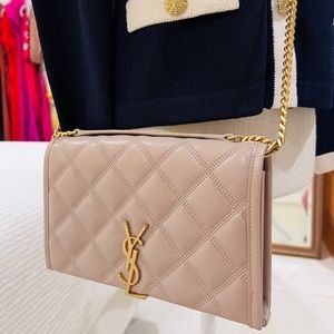 Saint Laurent Becky Wallet on Chain Shoulder Bag
